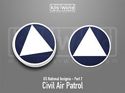 Kitsworld SAV Sticker - US National Insignia - Civil Air Patrol 